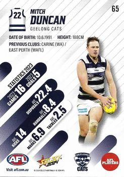 2024 Select AFL Footy Stars #65 Mitch Duncan Back